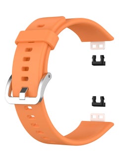 Buy Replacement Band For Huawei Watch Fit Orange in UAE