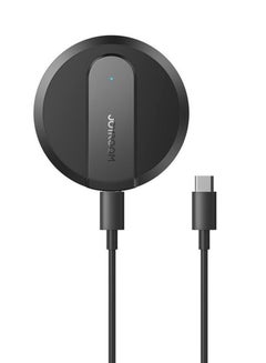 Buy Magnetic Wireless Charger For iPhone 12 Black in UAE