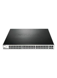 Buy 52 Port Smart Managed PoE Switch, 4 x Gigabit GbE/SFP Combo Ports, L2+ Routing, 370W PoE, Advanced L2 Switching | DGS-1210-52MP Black in UAE