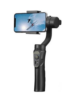 Buy A6 3-Axis Stabilized Handheld Gimbal For Smartphone Black in UAE