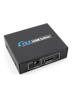 Buy Hdmi Splitter Full Hd 1080P Video Hdcp Hdmi Switch Switcher 1X2 Split 1 In 2 Out Amplifier Display For Hdtv Dvd Ps3 Ps4 Black in Saudi Arabia