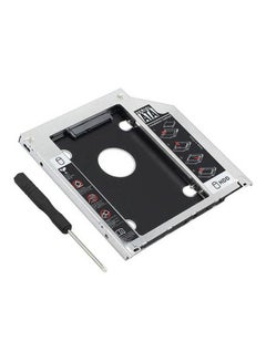 Buy 9.5mm Hard Drive Caddy Tray SaTa Hard Disk Drive Caddy SSD HDD CD/DVD-ROM Drive Slot Black/Multicolour in UAE