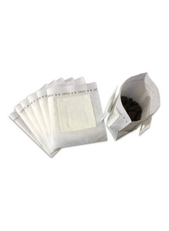 اشتري 100-Piece Portable Hanging Coffee Filter Paper Bag أبيض في السعودية