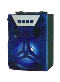 اشتري مكبر صوت وراديو صغير يعمل بالبلوتوث الأسود / الأزرق في السعودية