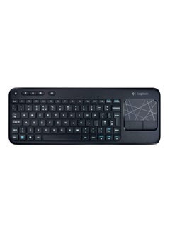 Buy K400 Wireless Touch Keyboard (english - Arabic Layout) Black in UAE