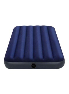 اشتري Twin Size Dura Beam Classic Downy Airbed Blue 99 x 191 x 25centimeter في الامارات