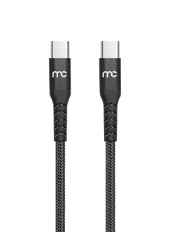 اشتري Type C To Type C Charge And Sync Cable 1.2متر أسود في الامارات