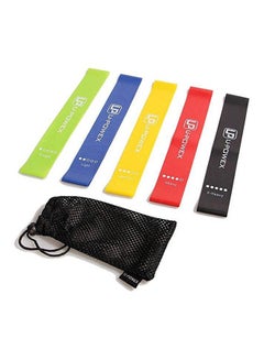 Buy Set Of 5 Resistance Loop Exercise Band,Rubber Resistance Band For Strength Training Fitness Bands For Workout Yoya Crossift in Saudi Arabia