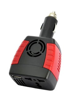 Buy 3 Pin Electrical Converter And Charger Black/Red in Saudi Arabia