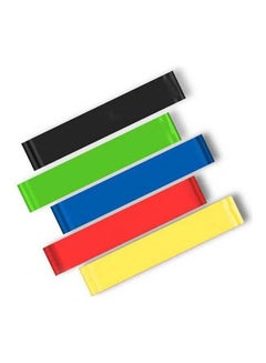 Buy Body Building Yoga Stretch Bands Fitness Resistance Belt (5Pcs) in Egypt