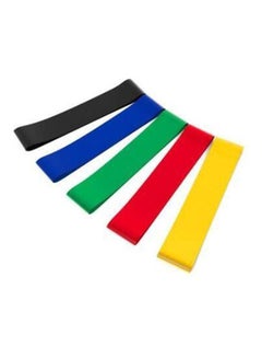 Buy Hip Resistance Bands-Booty Circle Loops To Activate Leg & Butt- Premium Hip Exercise Bands-Set Of 5 Elastic Fabric Non Slip Hip Workout Bands For Women & Men 4X8.4cm in Egypt