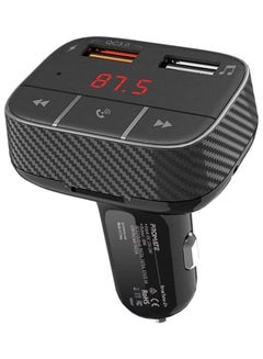 Buy Car Wireless FM Modulator With Quick Charge 3.0 Port in UAE