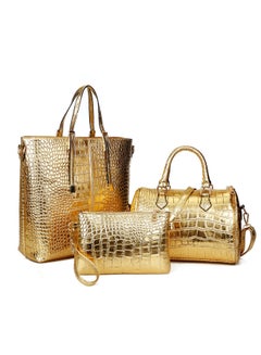 Buy 3 Pack Shoulder Bag Set Gold in UAE