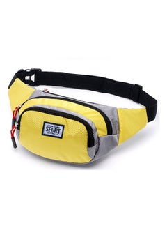 Buy Solid Chest Waistpack Bag Yellow in Saudi Arabia