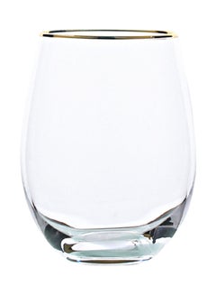 Buy Phnom Penh Egg Glass Water Cup Clear 6.8x12.3cm in Saudi Arabia