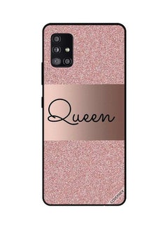 Buy Protective Case Cover For Samsung Galaxy A51 Queen Glitters in Saudi Arabia