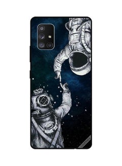 Buy Protective Back Cover For Samsung Galaxy A71 5G Astronaut And Diver Astronaut And Diver in Saudi Arabia