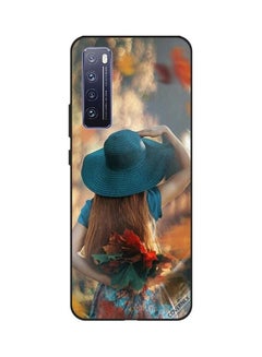 اشتري Protective Back Cover For Huawei Nova 7 5G Hat Girl بطبعة فنية لفتاة ترتدي قبعة في السعودية