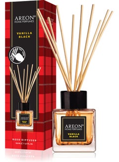 Buy Reed Diffuser With Incense Sticks Vanilla Black Multicolour 50ml in Saudi Arabia