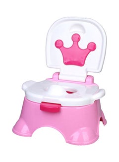Buy 3-In-1 Royal Stepstool Unique Design Lighweight Potty Stool For Kids Pink in Saudi Arabia