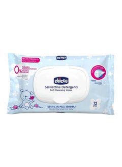 اشتري Cleansing Wipes With Flip Cover, 72 Pieces في الامارات