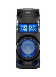 Buy High Power Audio System With Party Light MHC-V43D Black/Blue in Saudi Arabia