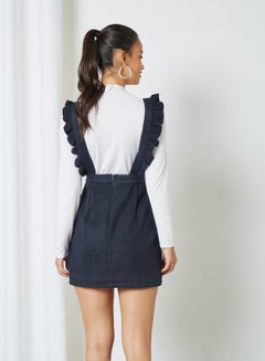 ruffle strap pinafore