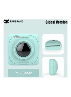 Buy Wireless Pocket Mini Printer Green in Saudi Arabia