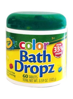 Buy Color Bath Dropz - 60 Tablets in UAE