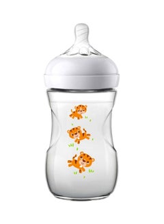 Buy Natural Baby Bottle Tiger Design, Pack of 1, 260 ml in Saudi Arabia
