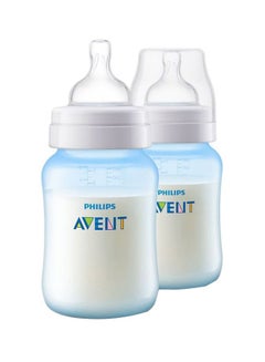 Buy 2-Piece Anti-Colic Baby Feeding Bottle Set in UAE