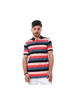 Buy Embroidered Casual Poloshirt Multicolour in Egypt