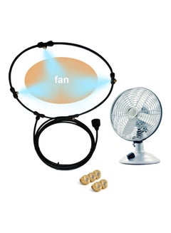 Buy Outdoor Misting Fan Kit Black in Saudi Arabia