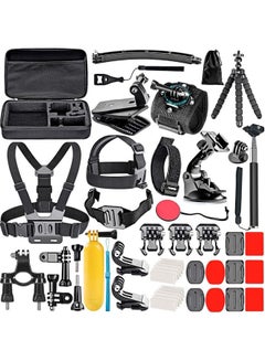 Buy 50-In-1 Action Camera Accessory Set For GoPro Action Camera Black in UAE