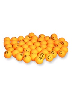Buy 50-Piece Table Tennis Balls 23x13x16cm in UAE