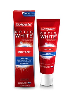 Buy Optic White Instant Whitening Toothpaste white 75ml in UAE