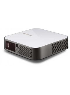 Buy Instant Smart 1080p Portable LED Projector with Harman Kardon Speakers VS18294 White/Silver in UAE