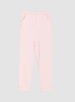 Buy Baby/Kids Plain Sweatpants Pastel Pink in Saudi Arabia