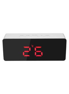 Buy Multi-Functional LED Digital Alarm Clock White in Saudi Arabia
