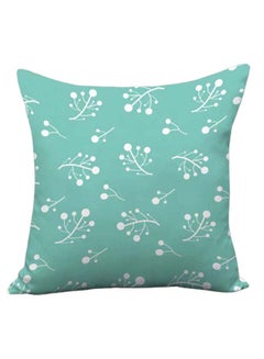 Buy Decorative Printed Pillowcase Blue/White 45 x 45cm in UAE