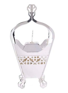 Buy Home Fragrance Burner Silver 34 x 16cm in UAE