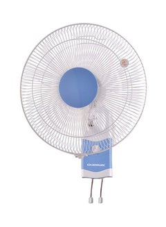 Buy 3-Speed Wall Fan 60 W OMF1701 White/Blue in Saudi Arabia