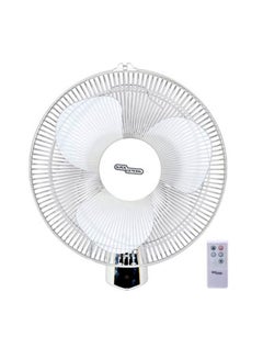 Buy Wall Fan With Remote SGWF 16MR White in UAE
