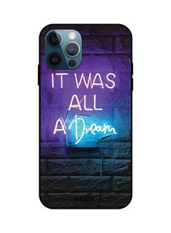 Buy It Was All A Dream Protective Case Cover For iPhone 12 Pro Max Black/Blue in Saudi Arabia