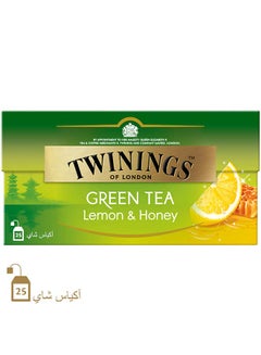 اشتري علبة شاي أخضر بالليمون والعسل من 25 كيساً 40 جراماً 40غرام في الامارات