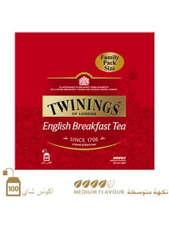 اشتري شاي الفطور الإنجليزي أسود - 100 كيس في الامارات