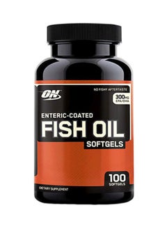 Buy Enteric Coated Fish Oil, 100 Softgels in UAE