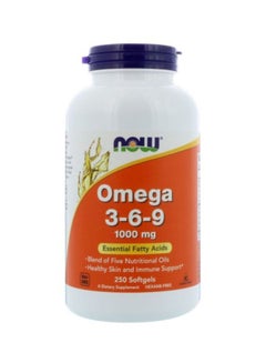 Buy Omega 3-6-9 Essential Fatty Acid 1000mg - 250 Softgels in Saudi Arabia