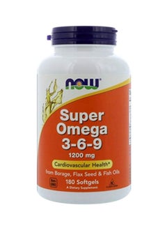 Buy Super Omega 3-6-9 1200 mg 180 Softgels in UAE