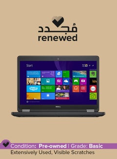 Buy Renewed - Latitude E5450 (2015) Laptop With 14-Inch Display, Intel Core i5 Processor/5th GEN/8GB RAM/256GB SSD/520 Integrated HD Graphics English Black in UAE